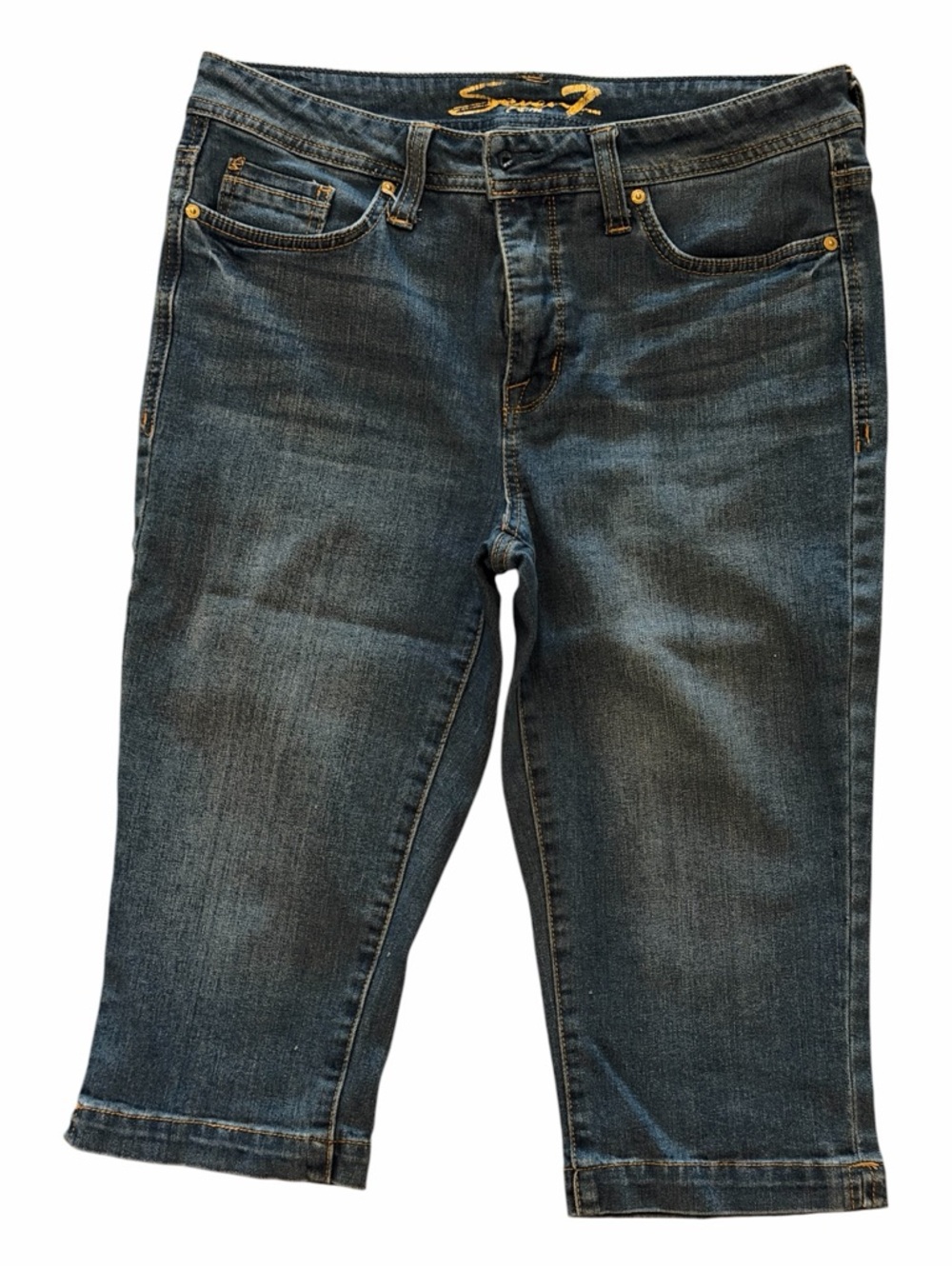 Seven Audrey Skimmer Capri Jeans Sz 10